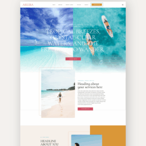 Aruba Website Template